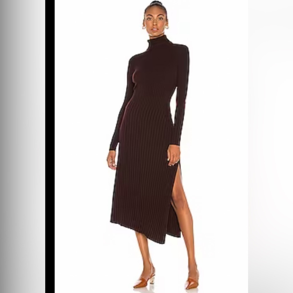 A.L.C. EMMY DRESS CHOCOLATE